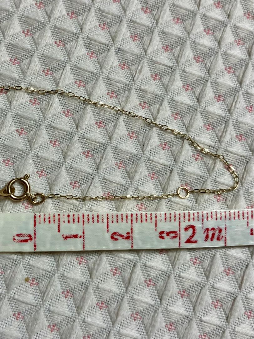 K10YG＊とてもかわいいパライバトルマリン＆ダイヤの両吊りネックレスです