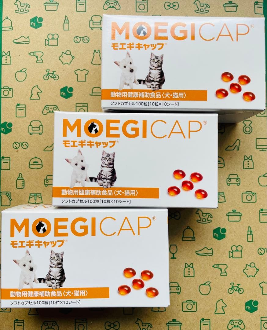 期間限定値下げ】モエギキャップ 100粒×3箱【賞味期限:2027.06】