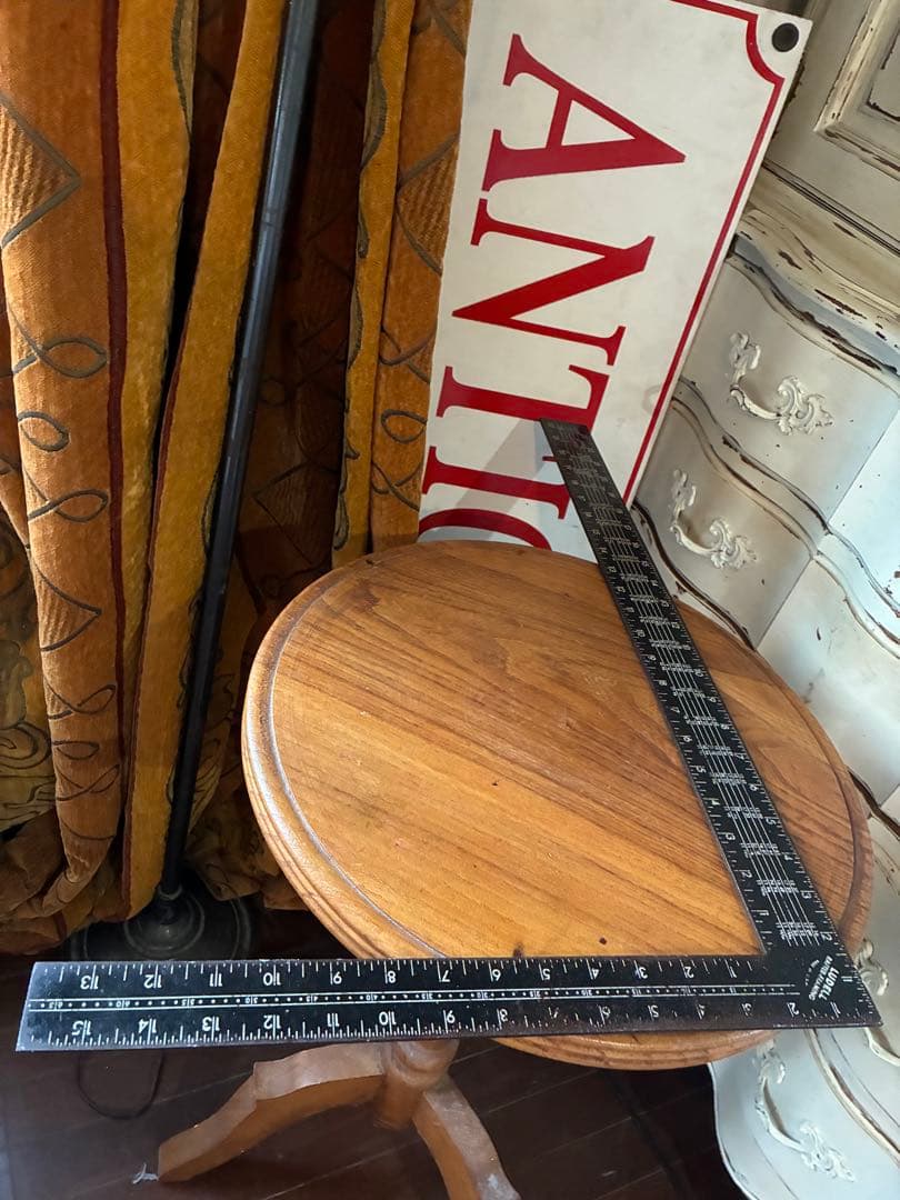 アンティーク L字 スケール ルーラー 定規LUDELL 建築家 大工 特大レア