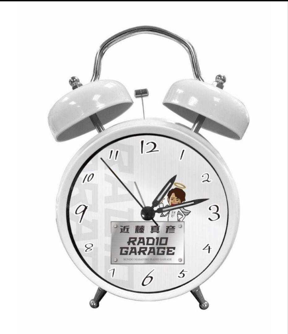 ☆自分へのご褒美に☆ 近藤真彦 目覚まし時計 ホワイト 完売品