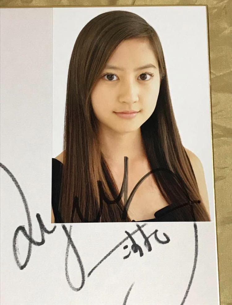 本物！直筆サイン】河北麻友子（当時10代） ガールズアワード ViVi