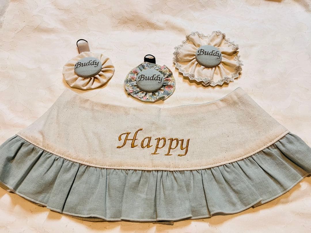 大型犬用 ⭐︎フリルスタイ⭐︎リバーシブル