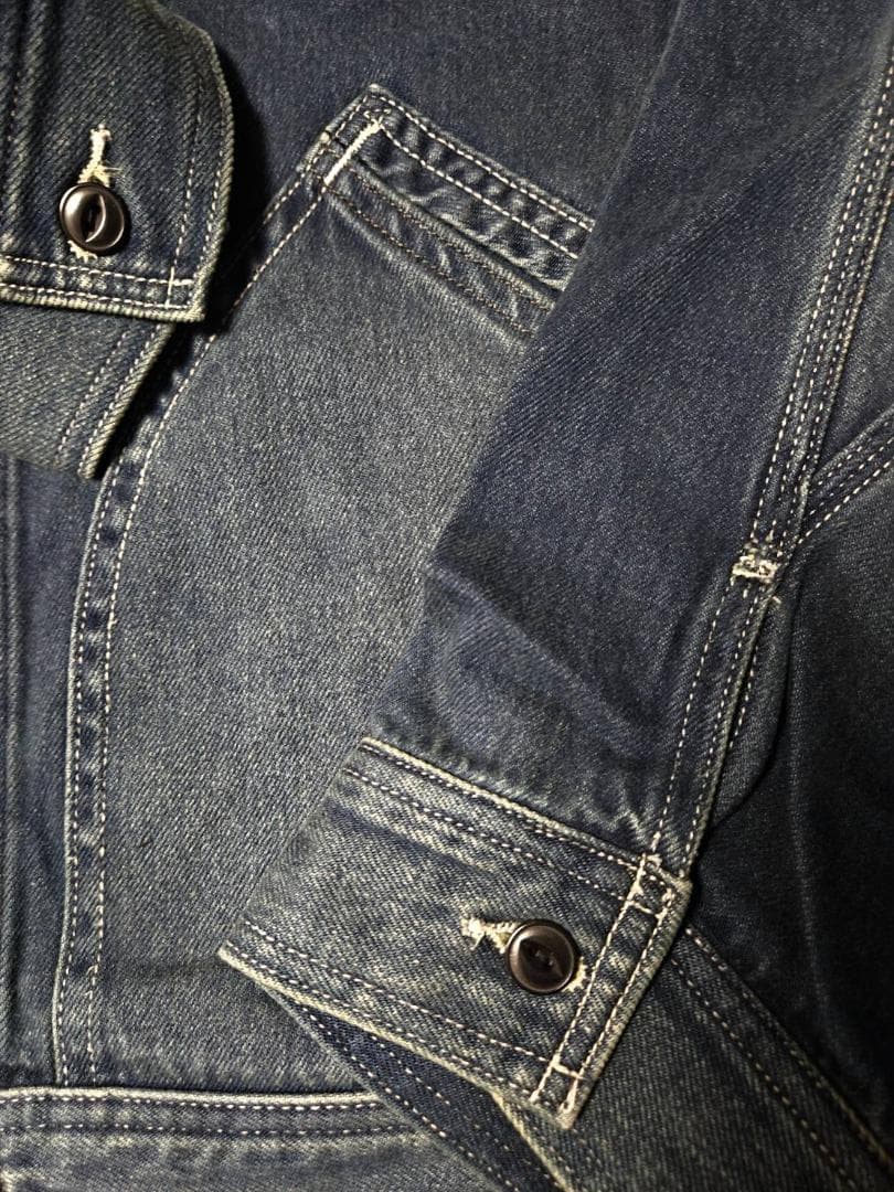 送料無料/新品未使用DOUBLE RLデニム前開きZIPジャケット （XL)