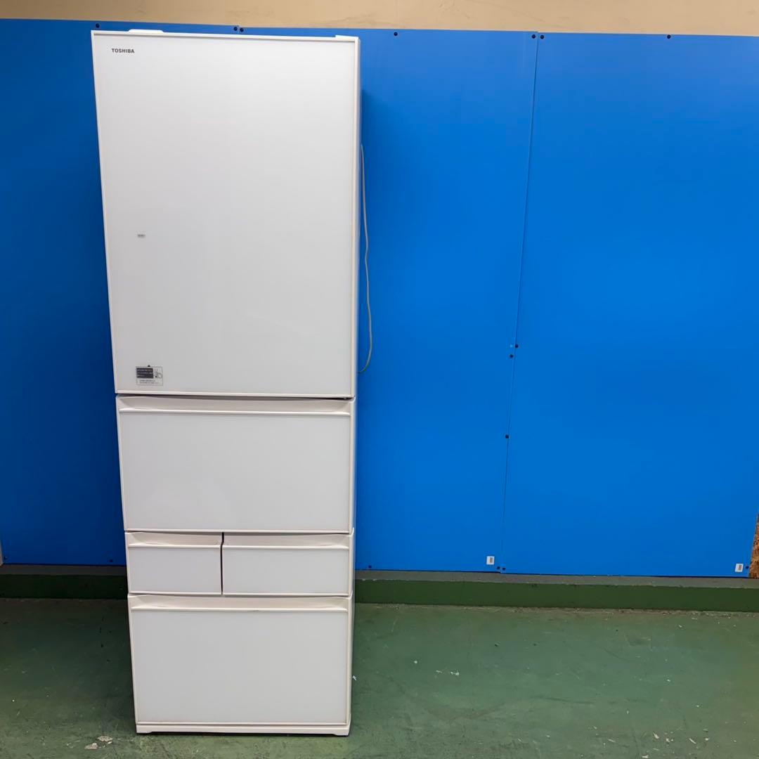 699 鏡面 ガラストップ 冷蔵庫 大型 400L強 自動製氷機 5ドア - メルカリ