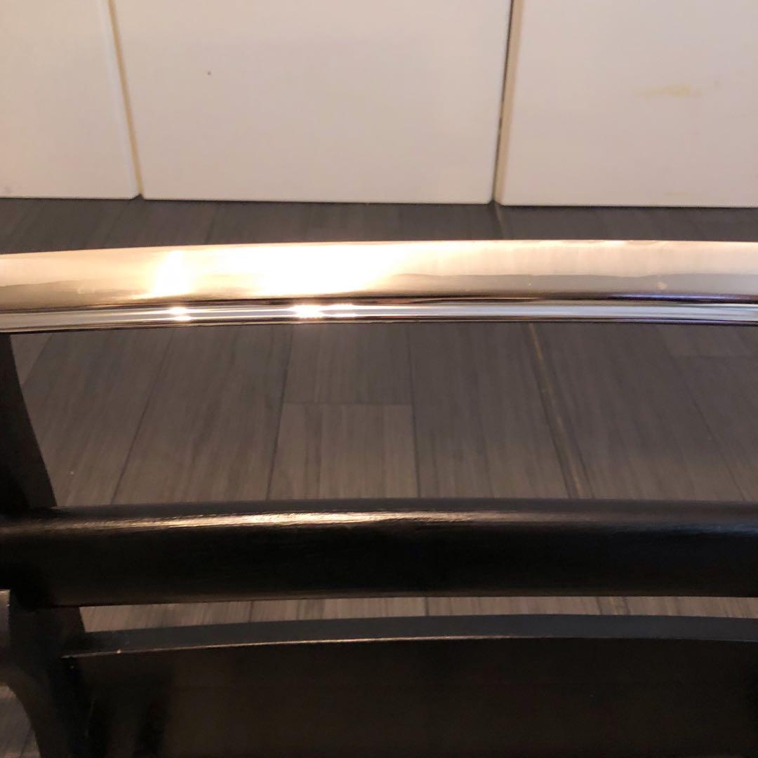 高級模造刀　高級居合刀　樋入り刀身　優波紋　亜合金刀身　名刀　居合刀　茶拵え