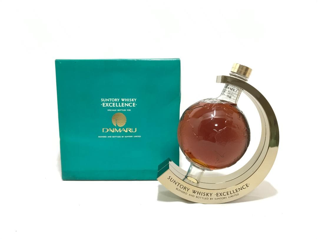B1052【希少・新品未開栓】サントリー ウィスキー エクセレンス 地球儀