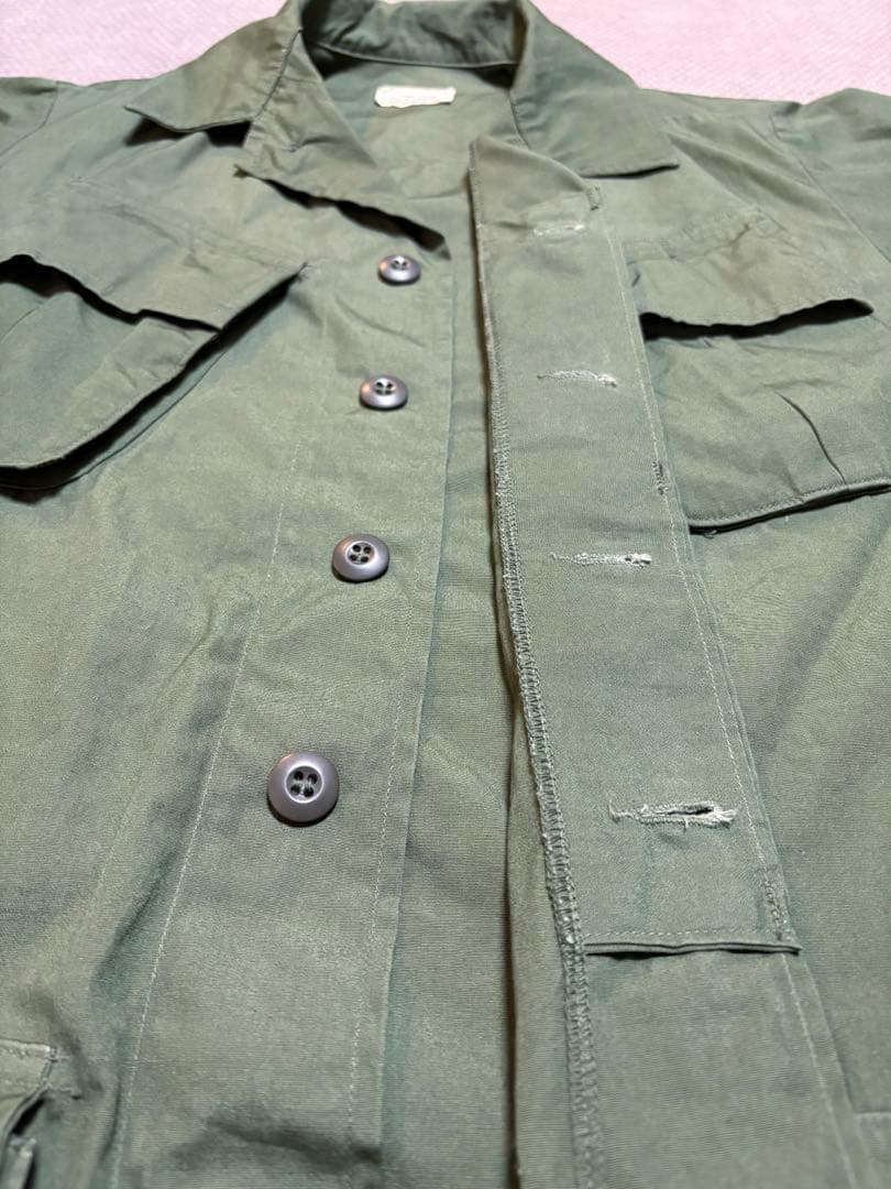 希少！デッドストック】 米軍実物 ジャングルファティーグジャケット