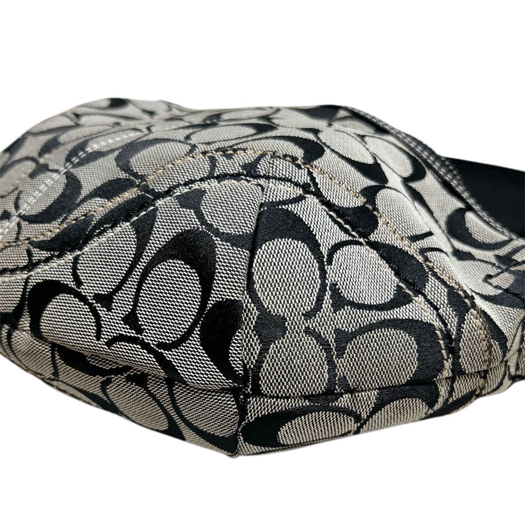 COACH　Shoulder Bag Halfmoon Canvas Hobo