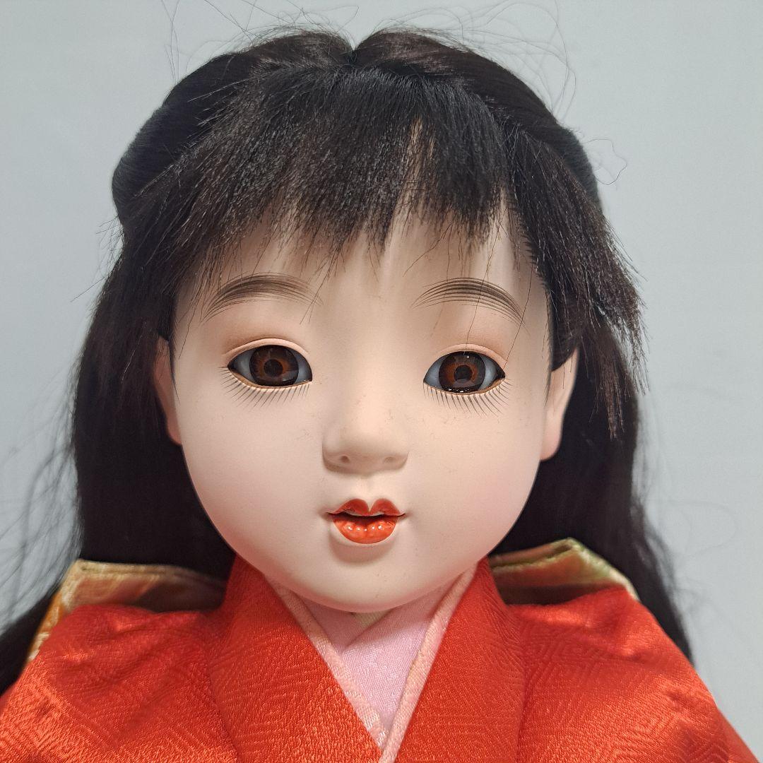 市松人形 寿喜代作 紫絵莉 日本人形 13号 昭和レトロ