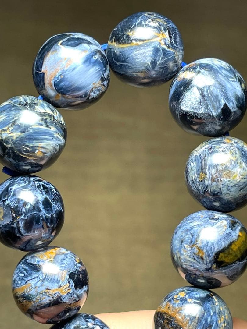 【新入荷】ブルーピーターサイトブレス10㎜（新品未使用）油絵　シャトヤンシー