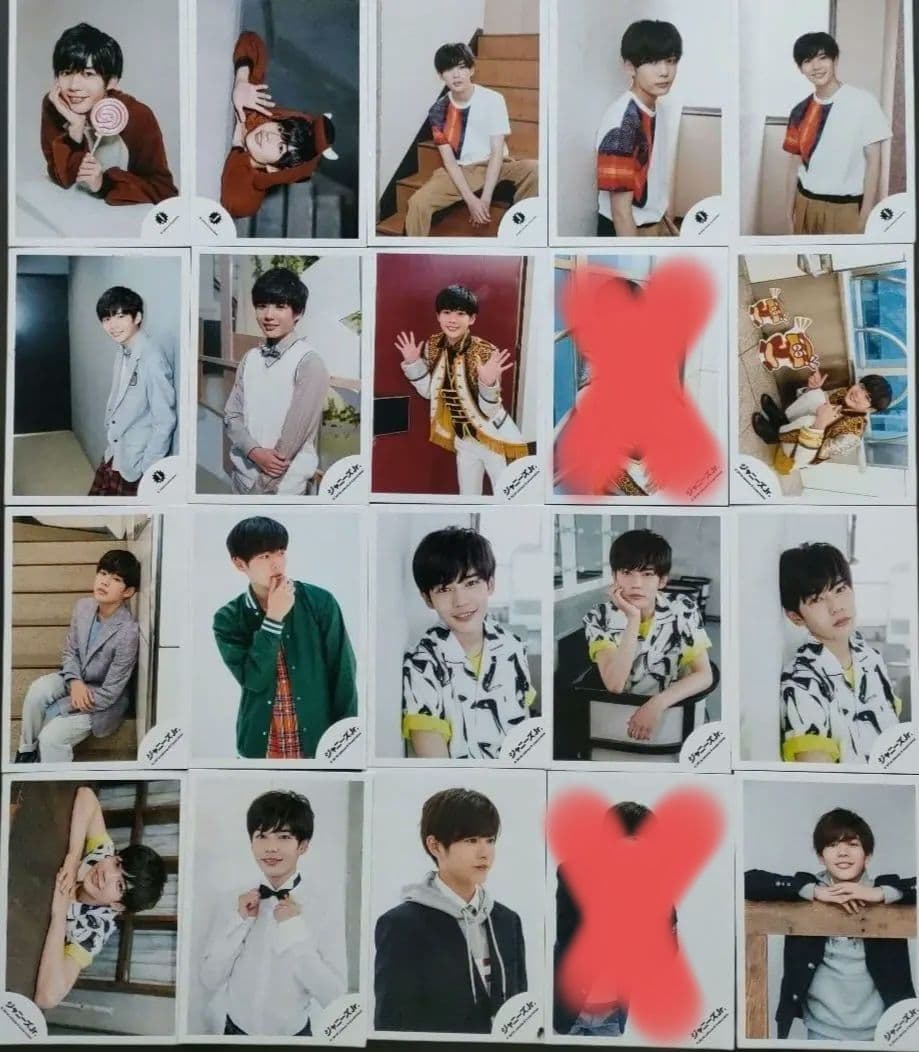 長尾謙杜 なにわ男子 公式写真 ソロ 混合 集合 Jロゴ Jr. 117枚