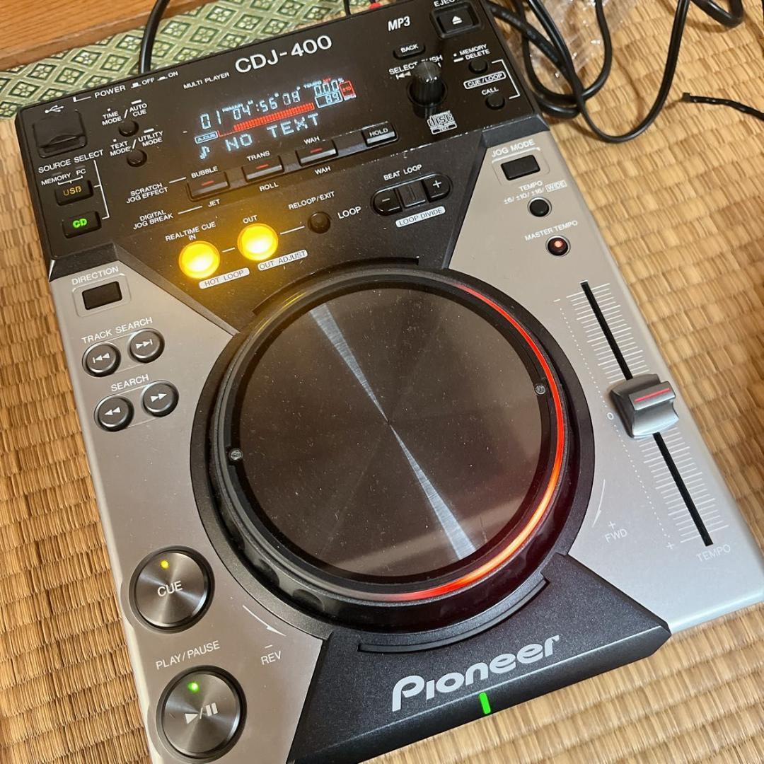 Pioneer パイオニア CDJ-400 DJ用 CDプレーヤー ターンテーブ - メルカリ