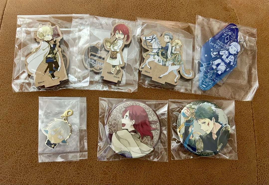 専用赤髪の白雪姫 漫福ガチャ モーテルキーホルダー +ウッド