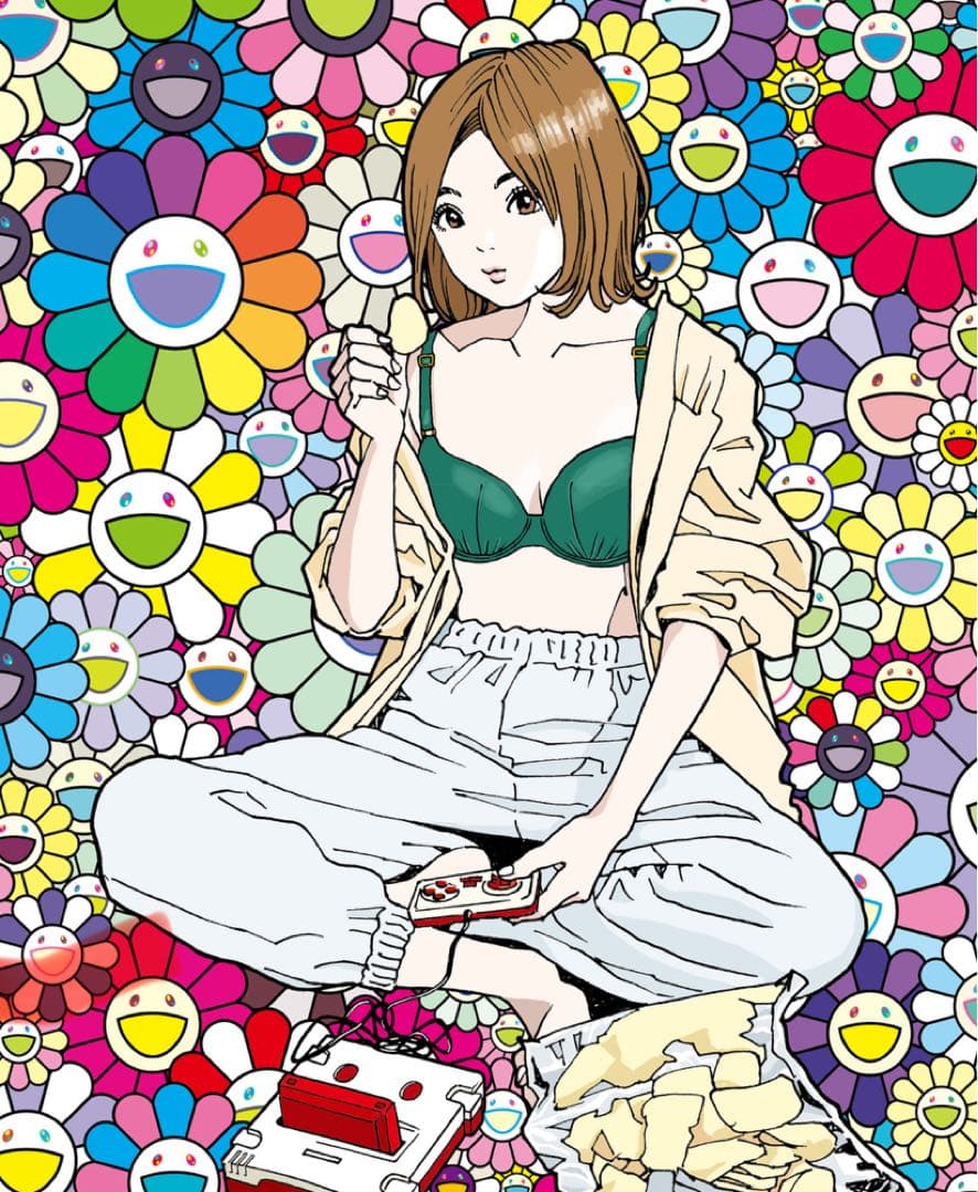 江口寿史・村上隆エディションサイン入りコラボレーション版画