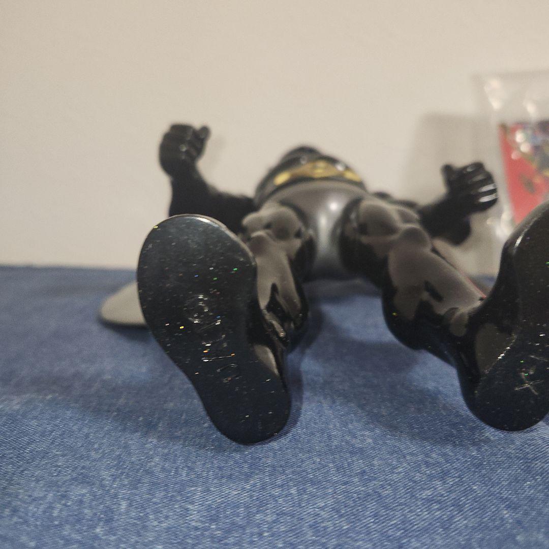 墓場の画廊 デビルマン マスク 面取れ ソフビ ブラック細かな金ラメ