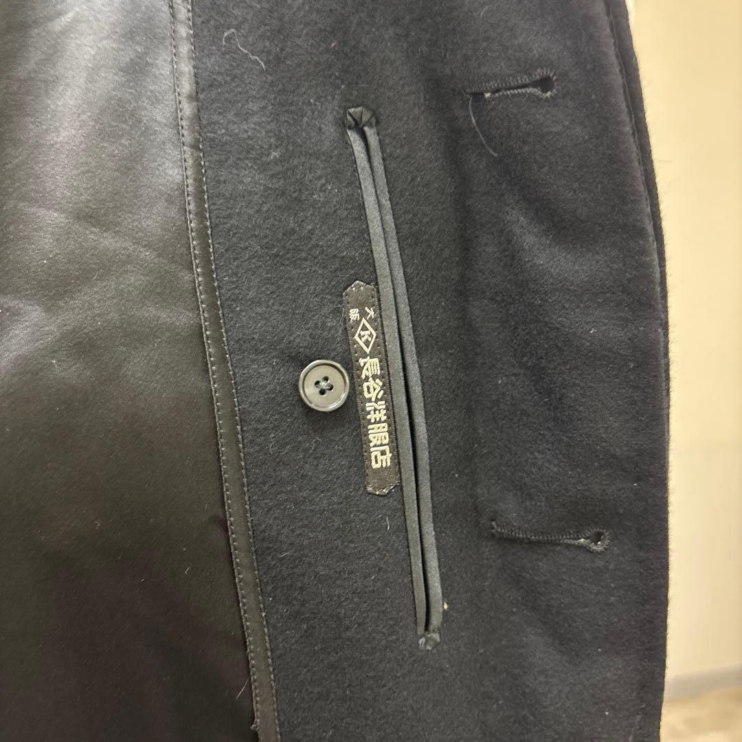 メンズ　インバネス　コート　ブラック