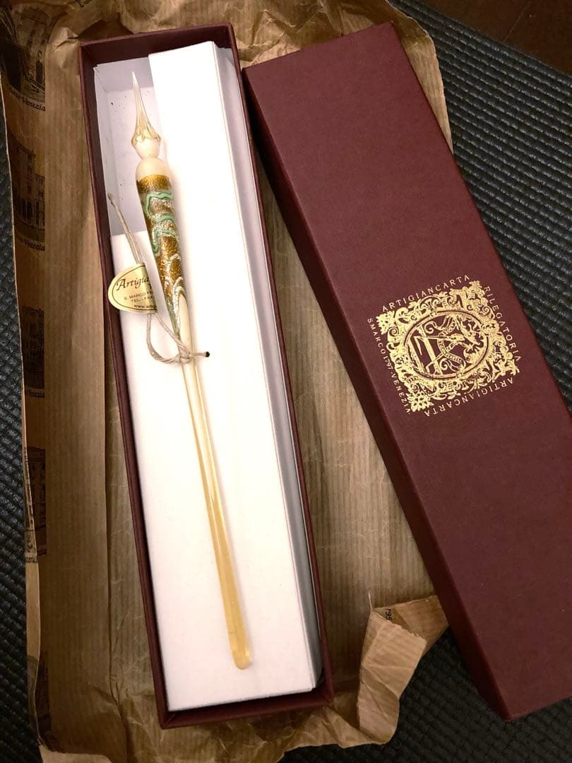 イタリア ベネツィア購入 ガラスペン せかほしにも登場した工房の