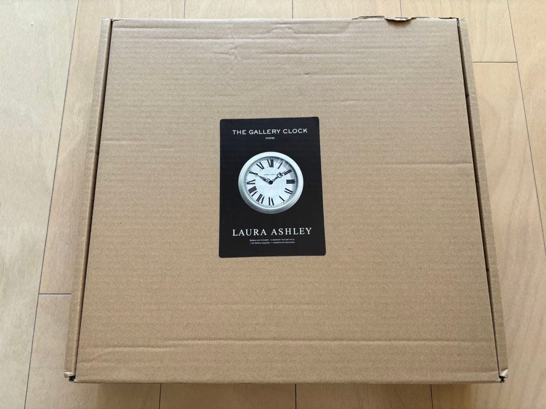 ローラアシュレイ 掛け時計 オフホワイト