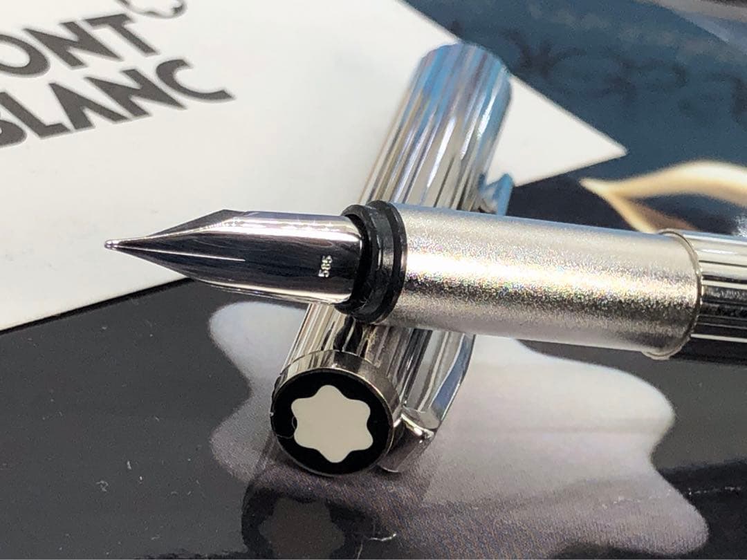 ⭐️モンブラン製⭐️金運アイテム⭐️頂点の総プラチナ張り