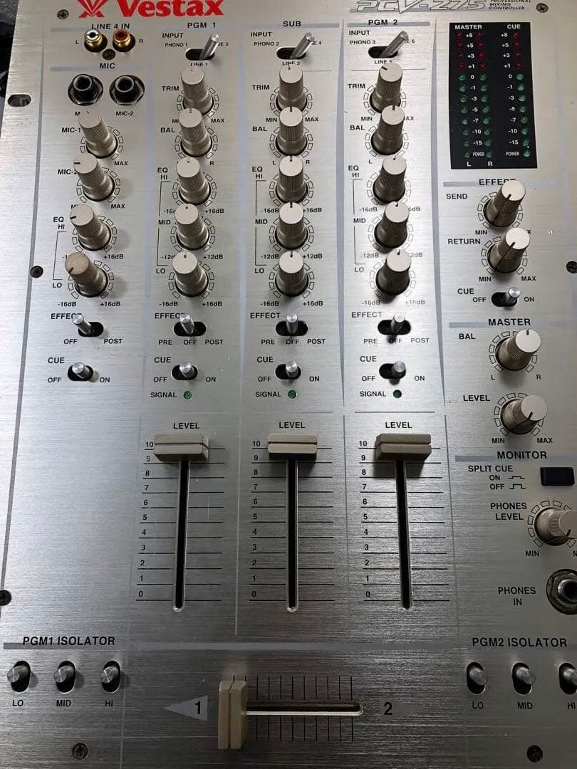 VESTAX ベスタクス PCV-275 縦横フェーダーメンテナンス