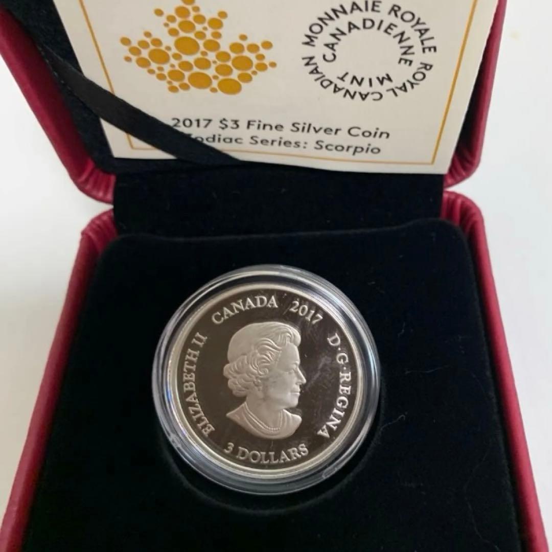 12星座モチーフ銀貨 蠍座 - コレクションアウトレット ストア