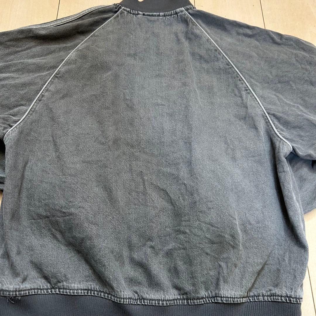 ア*郎様 Adidas Originals デニムトラックジャケット　グレー　X