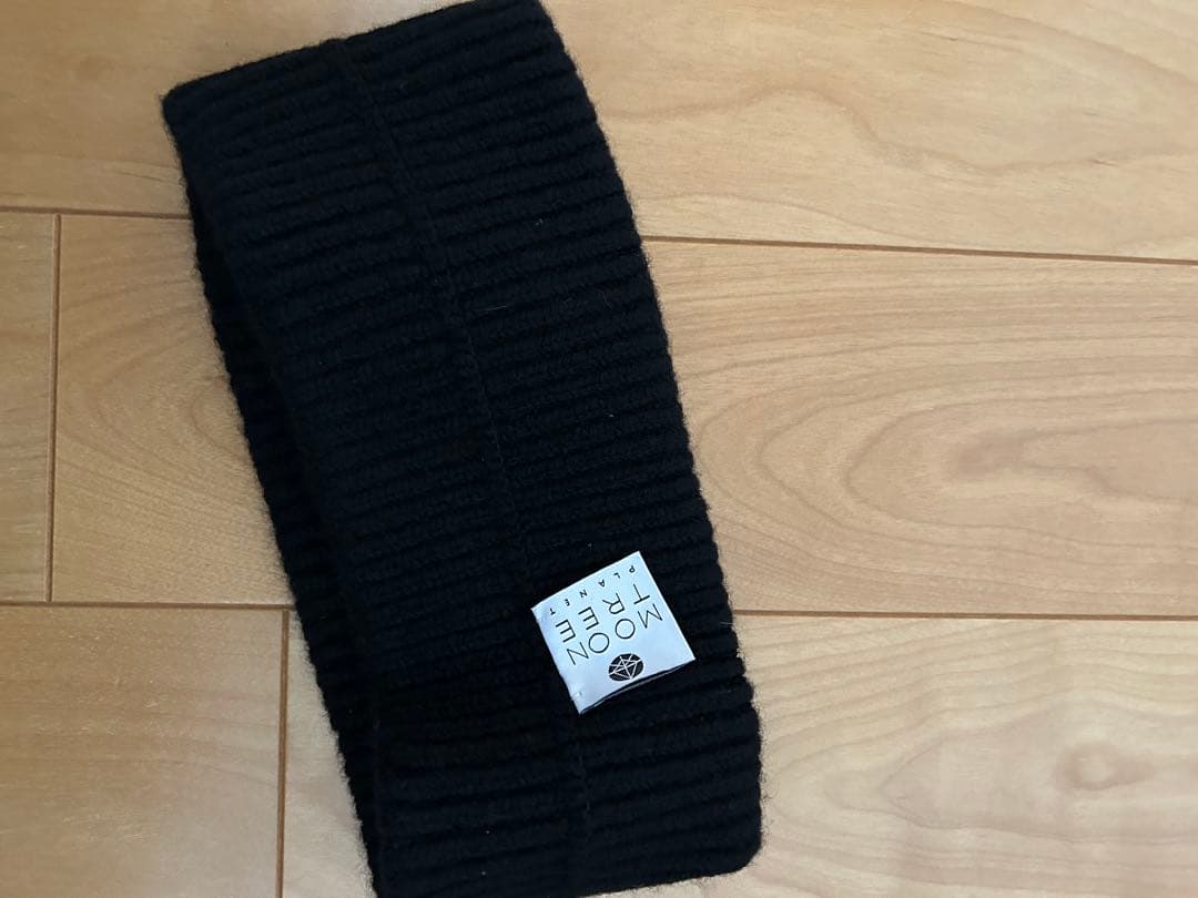 moontreeplanet ニットヘアバンド ブラック