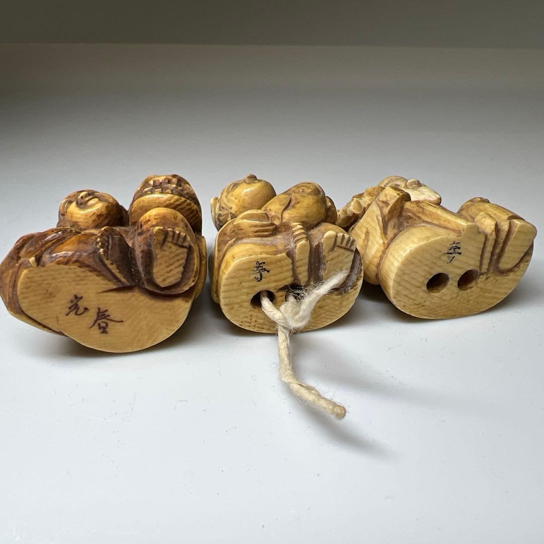 時代 極上根付、印籠セット 111g 東Y8-0109☆2Fトヒカ - メルカリ