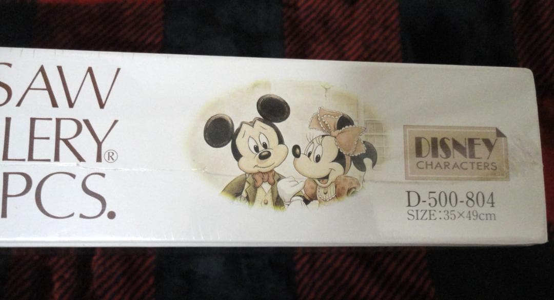 希少 ジグソーパズル 500ピース 懐かしのホームタウン ミッキー ミニー