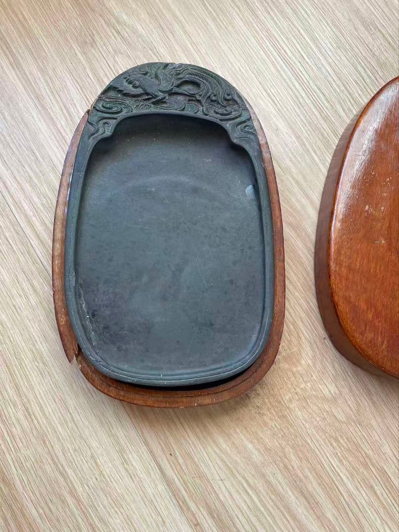 中国美術 書道具 端渓硯 古美術 時代品 骨董品 石彫 硯石 Amazon.co.