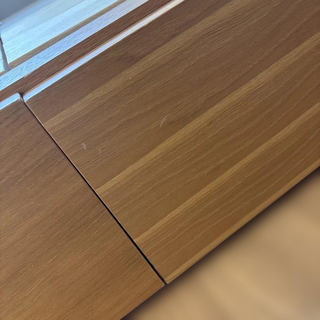 無印良品　収納ベッド　シングル　オーク材　廃盤商品　汚れあり