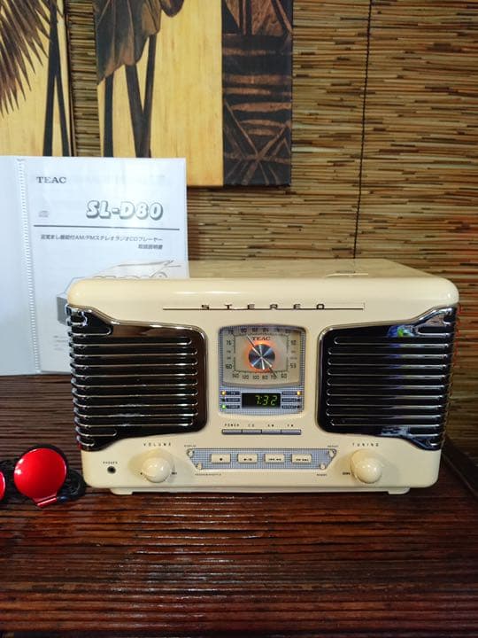 ♪ ステレオスピーカー内蔵 CD プレイヤー FM/AM ラジオ♪