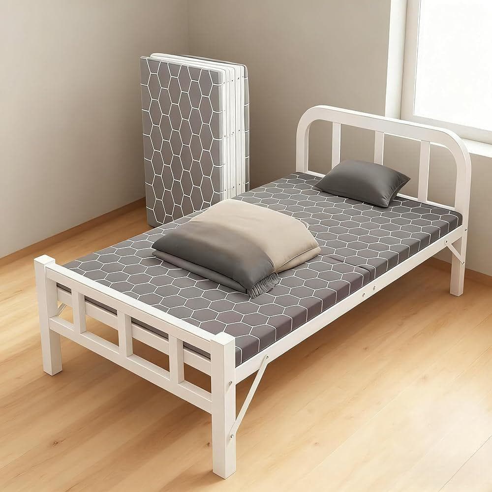 TUIYIDUO 折りたたみ簡易ベッド(ホワイト, 190x70x37.5cm) TUIYIDUO 折りたたみ簡易ベッド(ホワイト, 190x70x37.5cm) TUIYIDUO