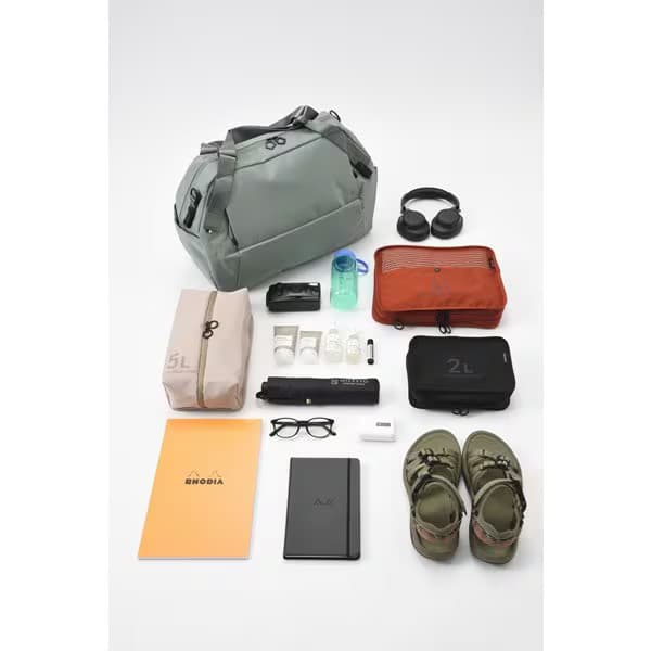 MILESTO Hutte ボストンバッグヒュッテ アッシュグリーン 35L