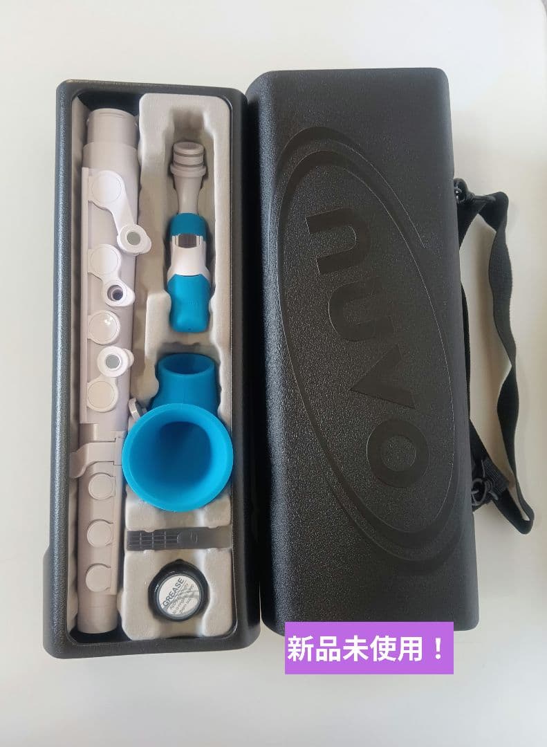 nuvo jSAX ホワイト・ブルー【新品未使用】 NUVO ヌーボ jSax 2.0 ホワイト ブルー プラスチック 楽器 サックス J