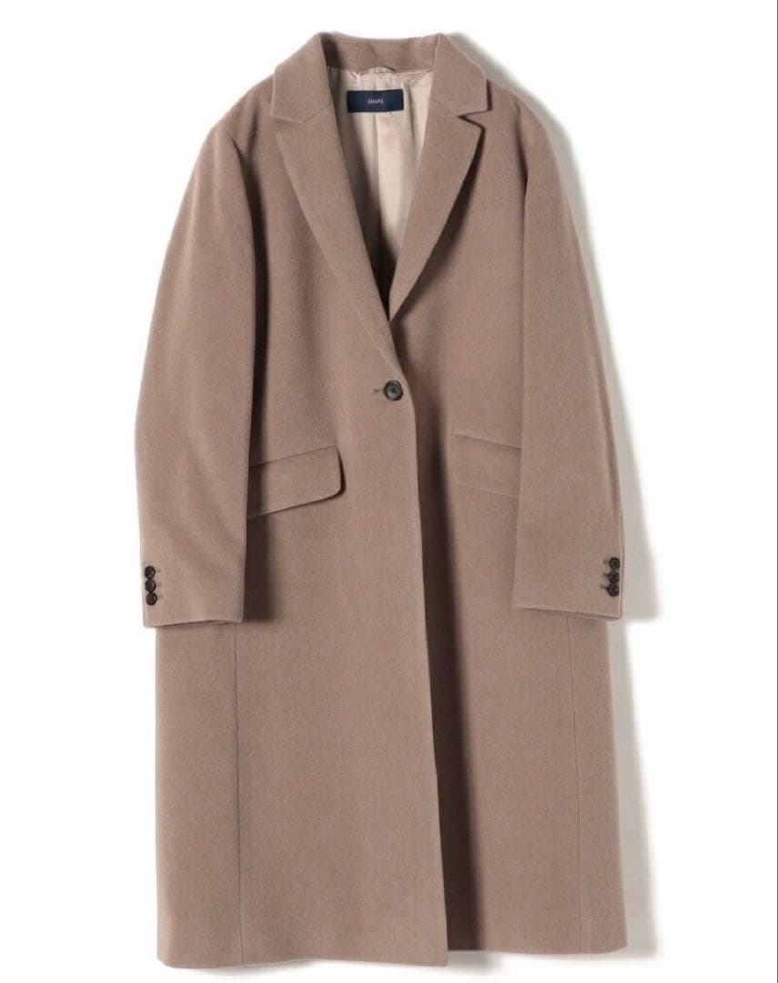 ships チェスターコート SHIPS（シップス） チェスターコート 36 ダークグレー レディース