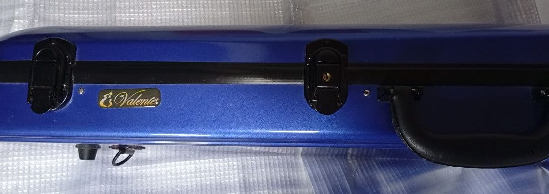 V alente バイオリンケース 4/4サイズ ハードケース青色