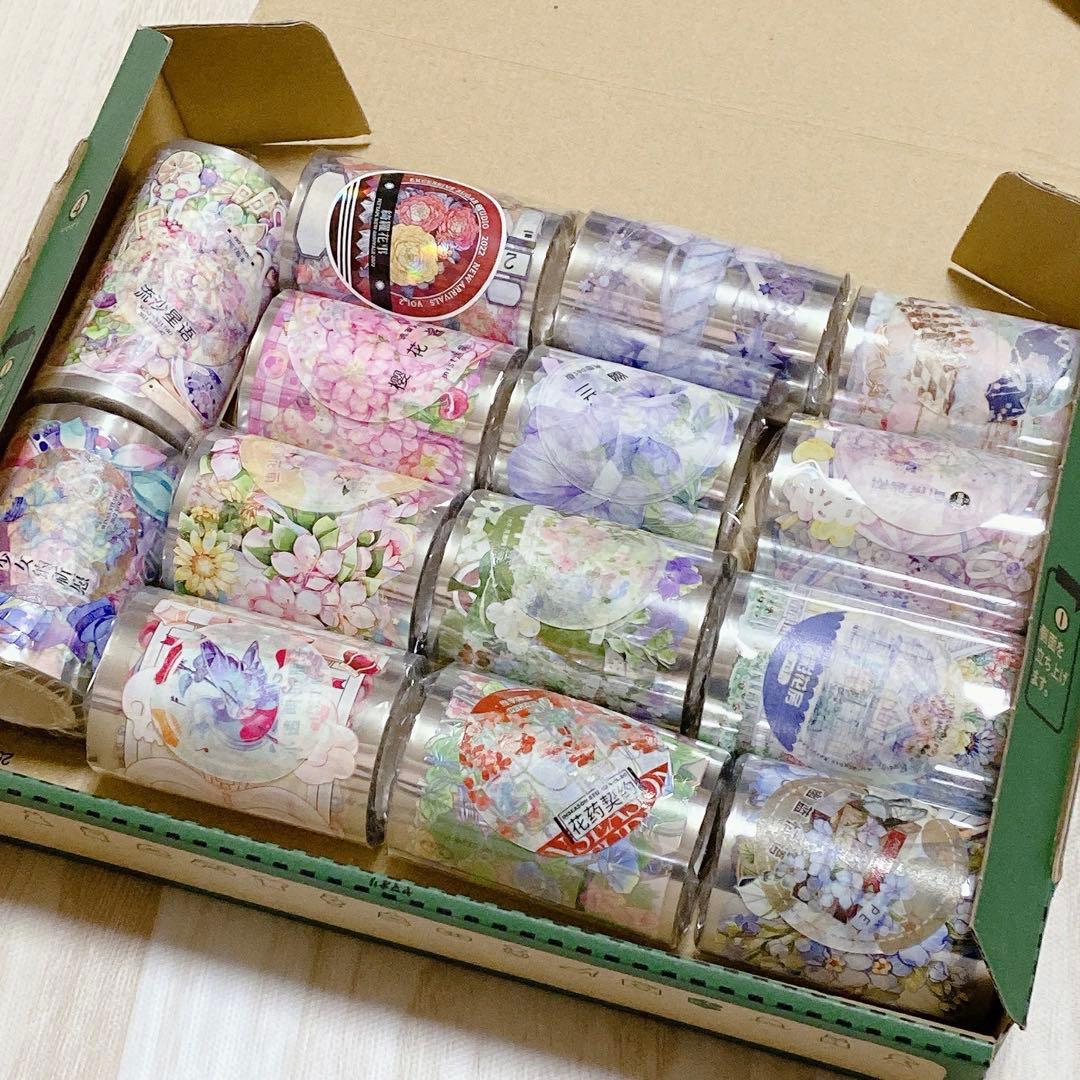 海外 マスキングテープ 装飾マステ 中古セット まとめ売り 詰め合わせ