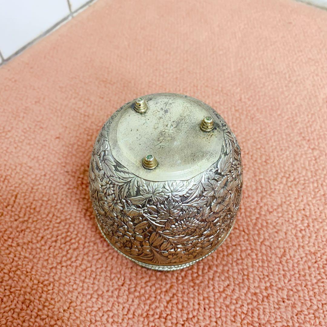 錫栄 白銅 錫製 七葉 香炉 - 工芸品オンライン ショップ