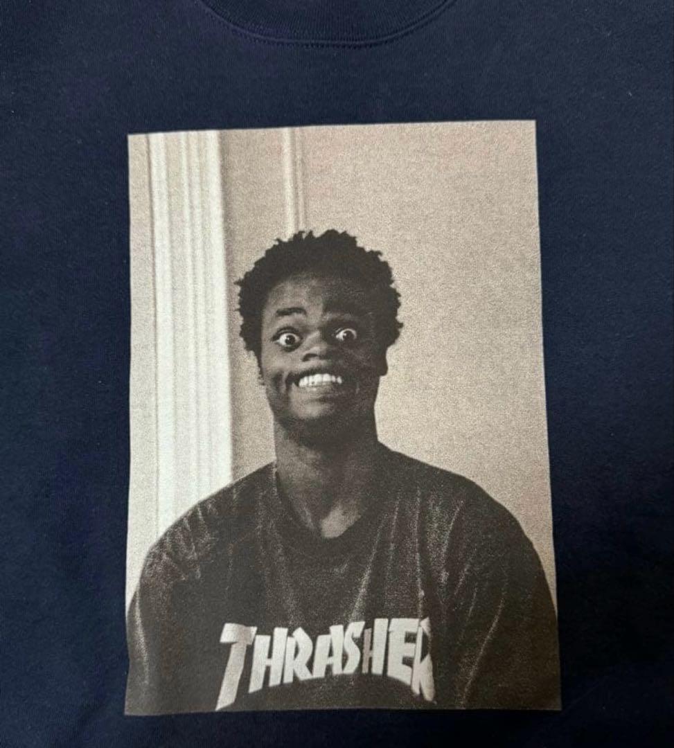 N*A様 Supreme x Thrasher Crewneck navy