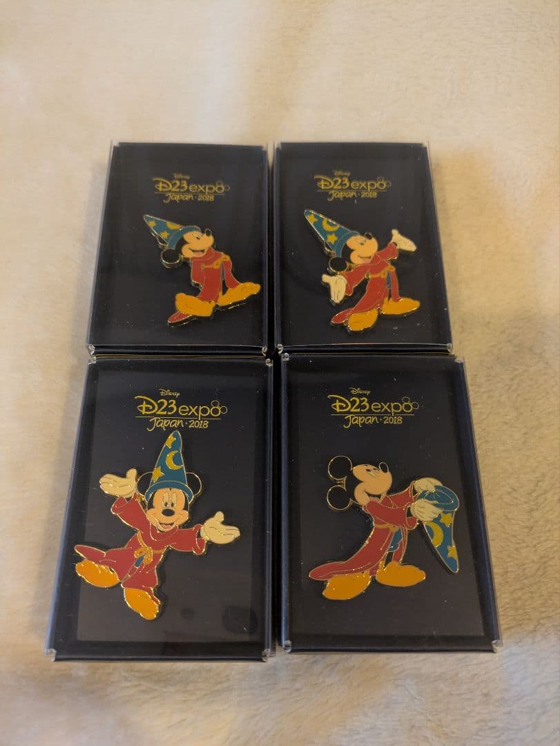 D23 Expo Japan 2018 ミッキーマウス ピンバッジ 4個セット - メルカリ