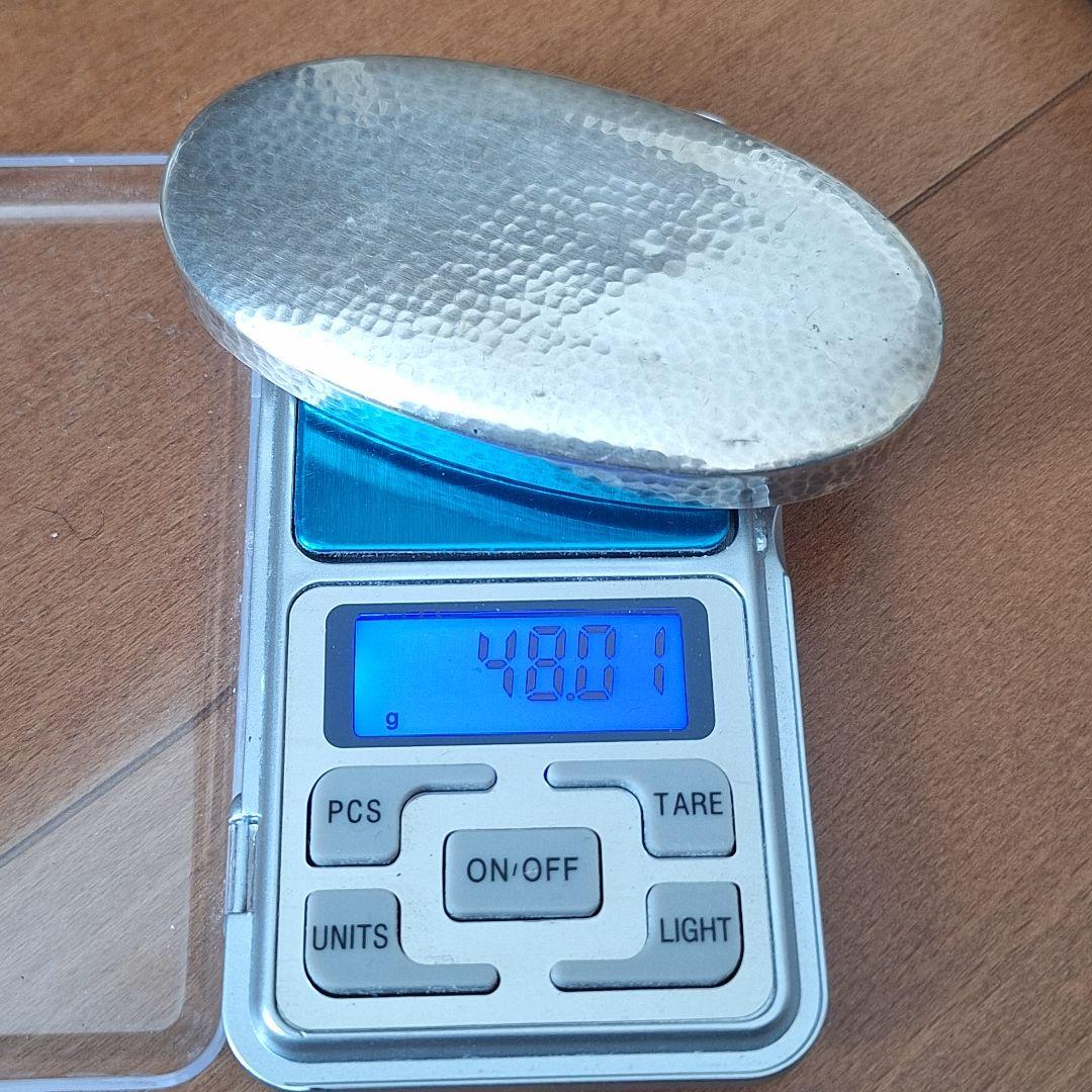 純銀】48.01g刻印有り。純銀刻印。鋳つぶし純銀製 シルバー Silver