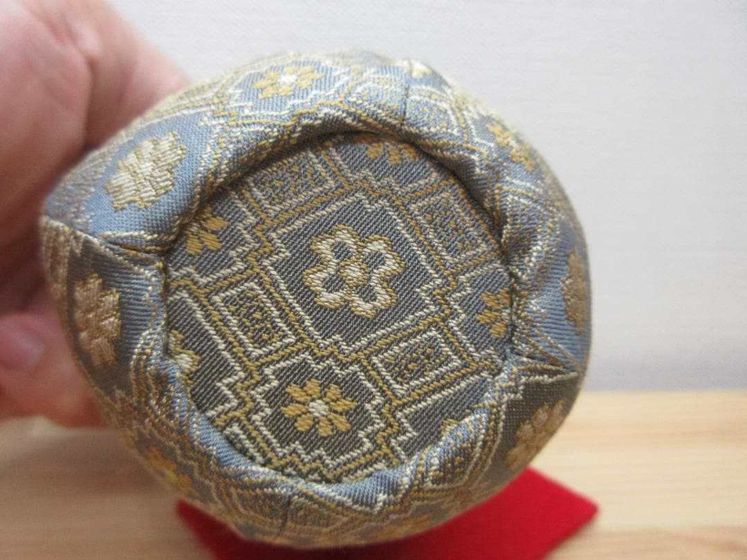 送料込【逢絢亭・新品】茶道具 仕覆 四滴茶入仕覆 正絹 蜀江