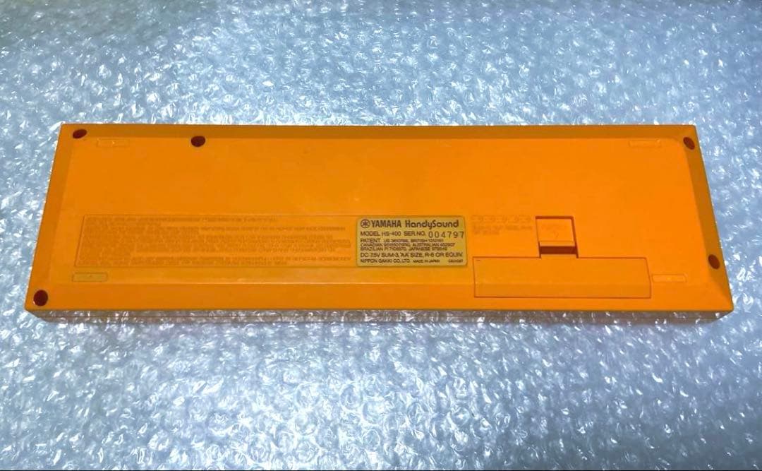 Yamaha HandySound HS-400☆オレンジ☆状態良好☆1982年 - メルカリ