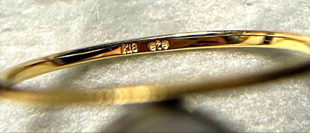 ete k18ゴールド リング#11