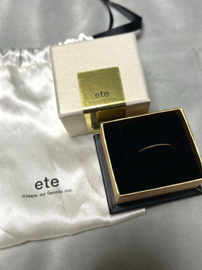 ete k18ゴールド リング#11