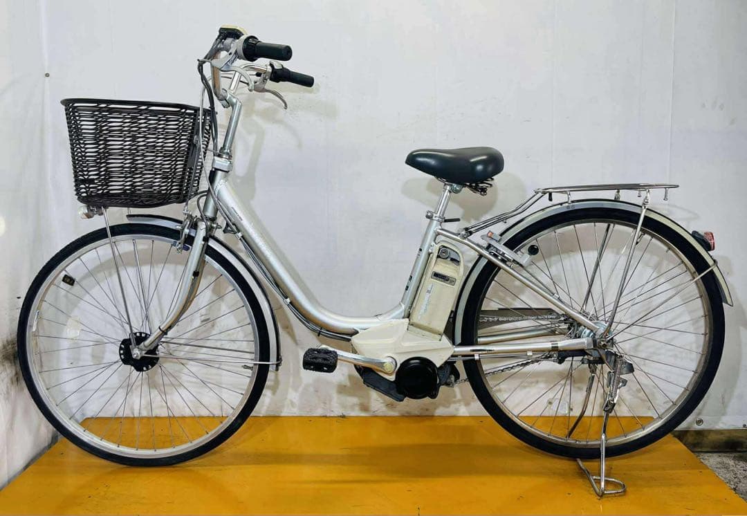 送料無料条件付き ブリヂストン26インチ電動アシスト自転車中古車 送料