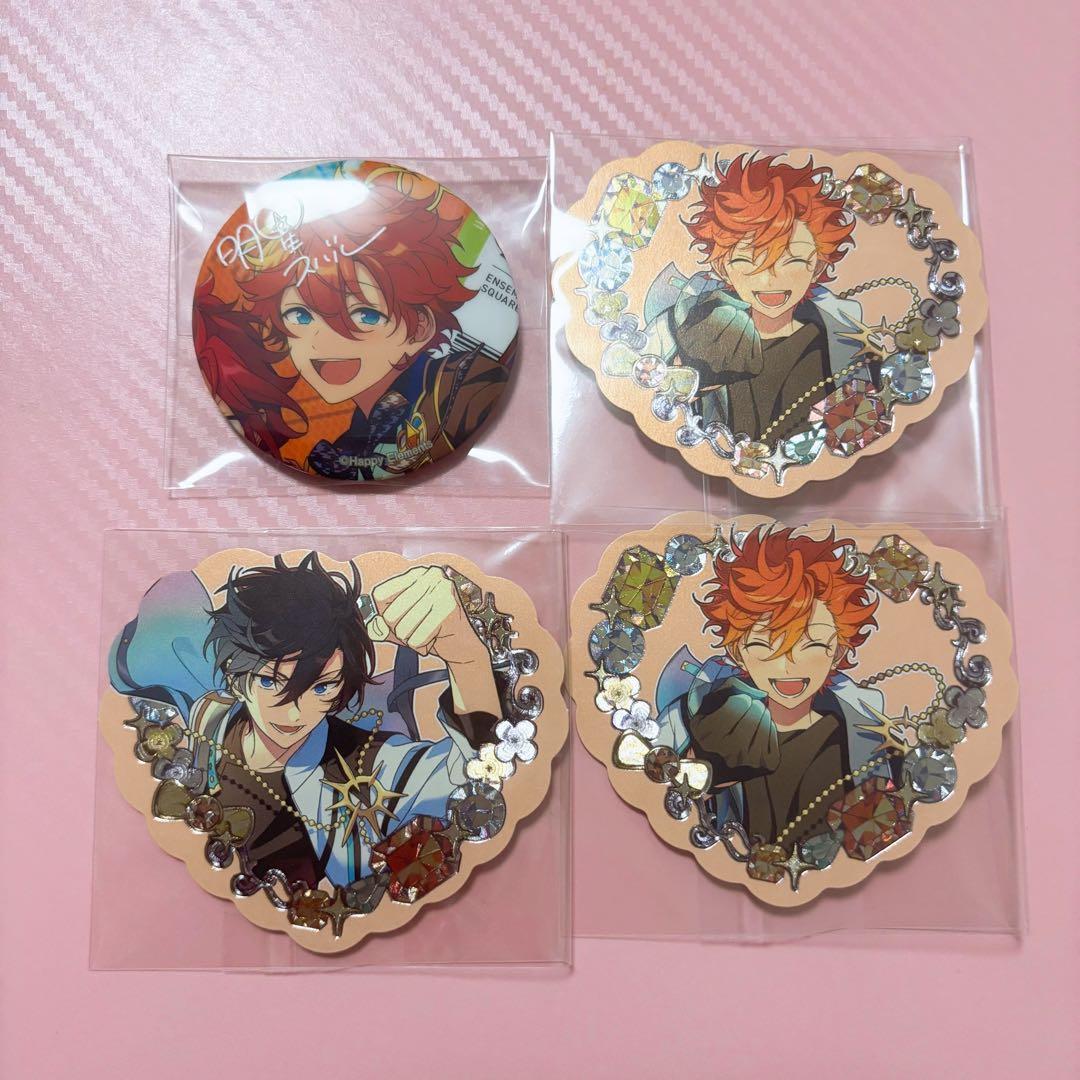 あんスタ 明星スバル 氷鷹北斗 TRIP缶バッジ プチプリ - メルカリ