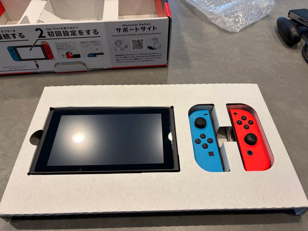 Nintendo Switch 青/赤 本体 + 付属品