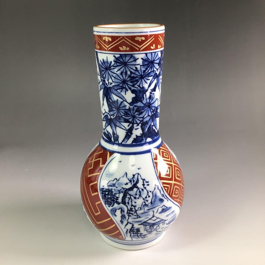 R262皆具『西尾瑞豊造』『染付金欄手皆具』共箱茶道具